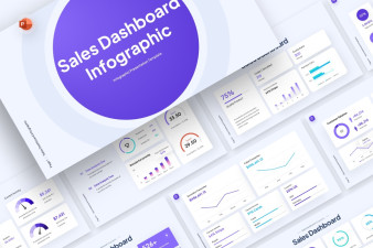 Sales dashboard infographic